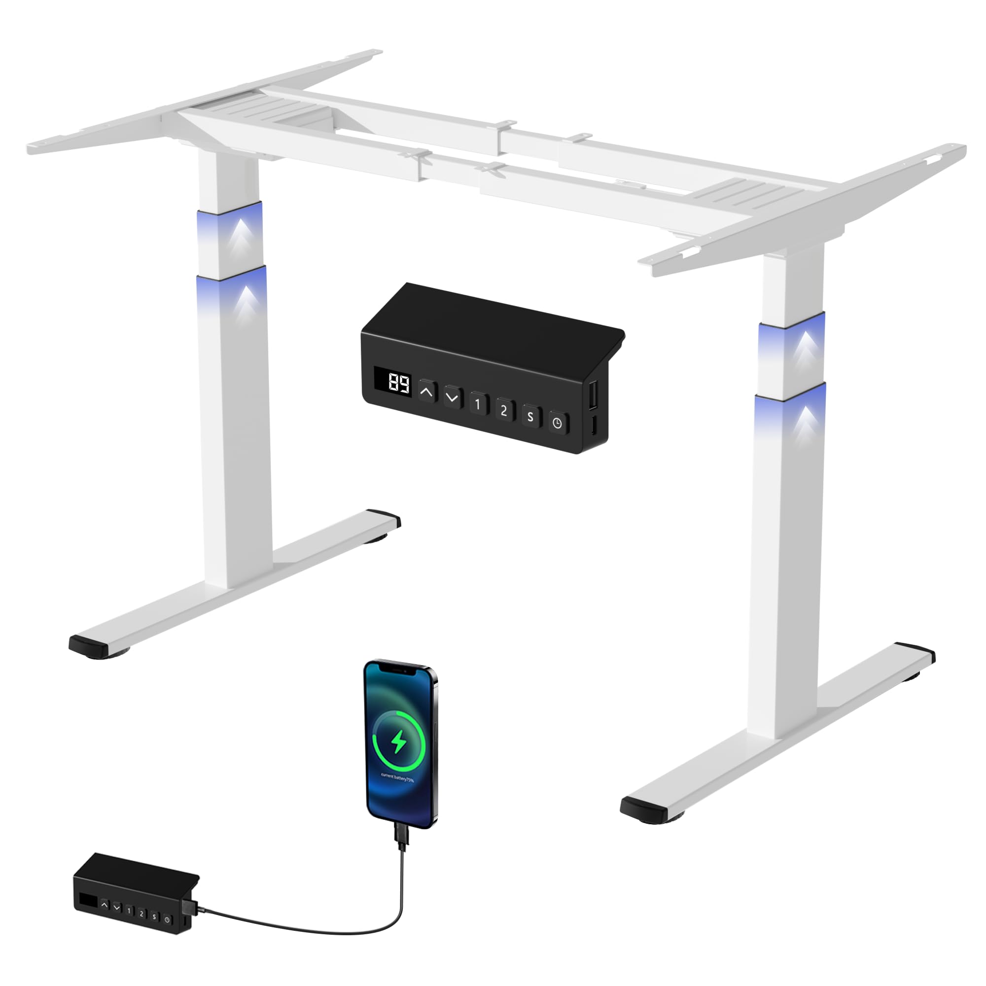 電動昇降デスク ダブルモーター スタンディングデスク Amazon | ERGOMAKER 電動昇降デスク デュアルモーター
